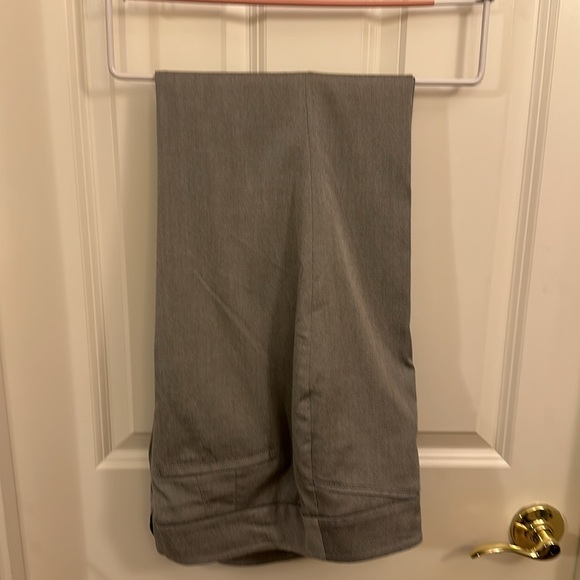 Like New White House Black Market Wide Leg Business Casual Slate Gray Slacks - Picture 7 of 11